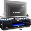 Stands with Electric Fireplace, 110V-240V, 750W - view 6