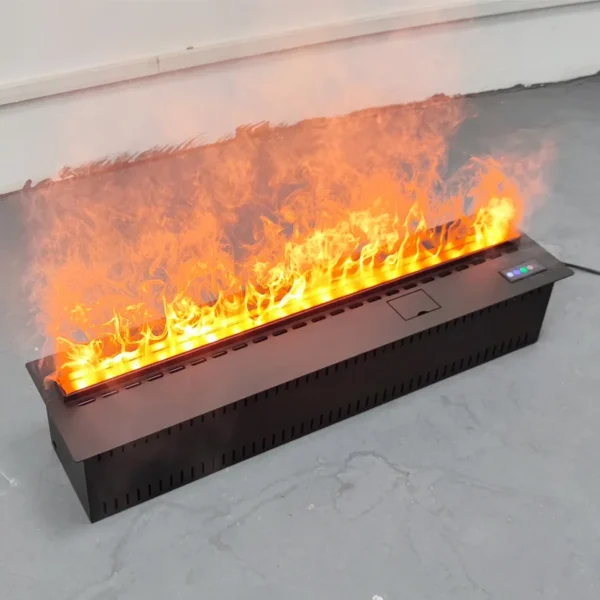 Steam Electric Built-in Fireplace, 1000, 3D, LED - view 3