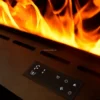 Steam Electric Mist Fireplace, 1200mm, Steel, 3D - view 5