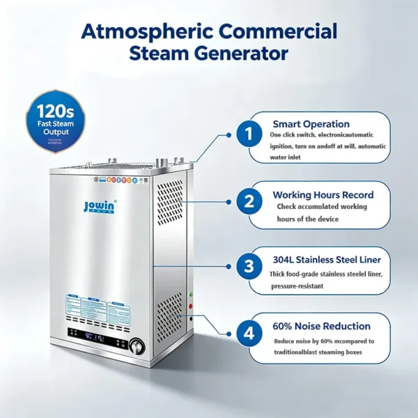 Steam Generator, JOWIN, 60KW, 80kg/h - view 2
