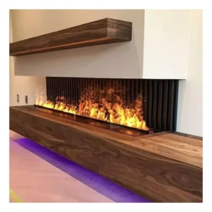 Steam Mist Water Fireplace, 3D, Steel