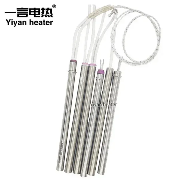 Steel Air Cartridge Heater, Stainless, 3x20mm, 24V, 3KW