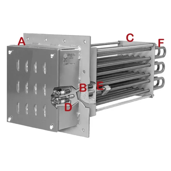 Steel Air Duct Heater, Stainless, PLC - view 3