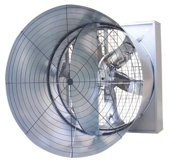 Steel Blade Axial Fan, 1380mm, 50inch, Wall, Stainless - view 4