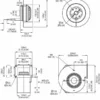 Steel Blade Duct Fan, Stainless, 115, 255 ~ 325 CFM - view 6