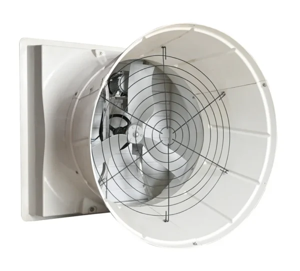 Steel Blade Exhaust Fan, Stainless, Wall, 380V