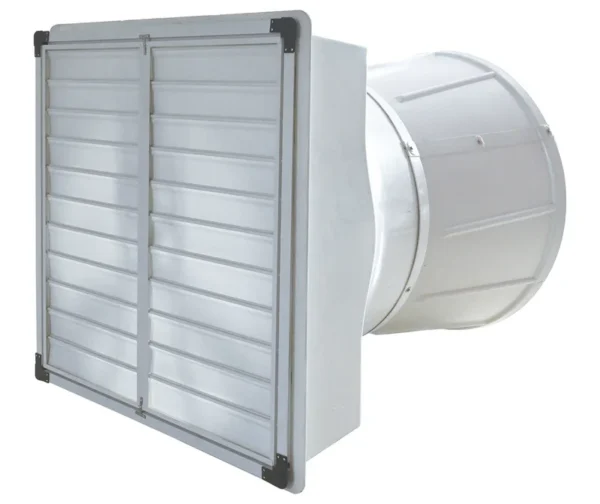 Steel Blade Exhaust Fan, Stainless, Wall, 380V - view 2