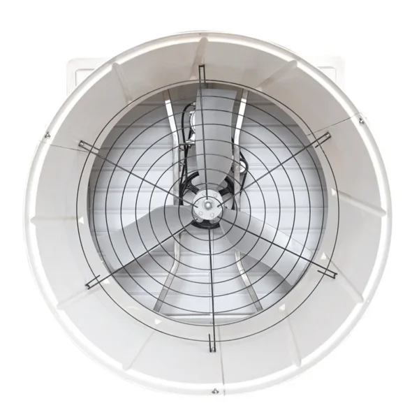 Steel Blade Exhaust Fan, Stainless, Wall, 380V - view 4