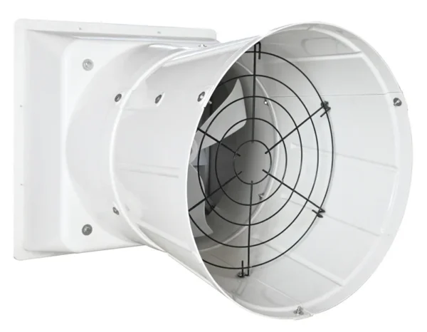 Steel Blade Exhaust Fan, Stainless, Wall, 380V - view 6