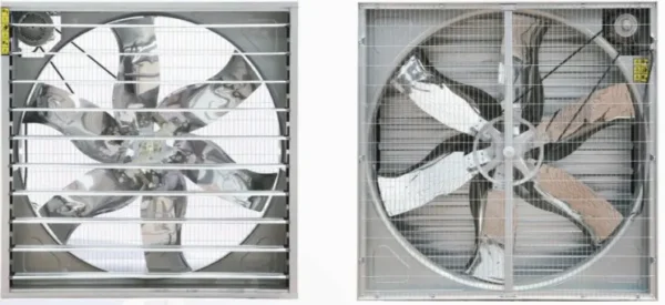 Steel Blade Wall-mounted Fan, 380V, Stainless - view 3