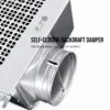 Steel Centrifugal Exhaust Fan, Ceiling, Stainless - view 5