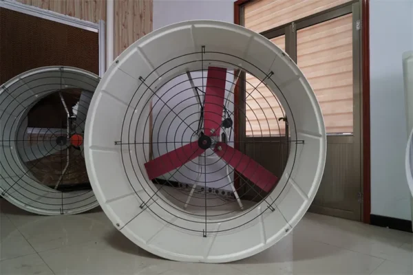Steel Cone Exhaust Fan, Stainless, Wall, 380V - view 3