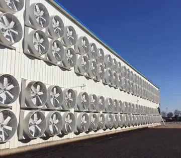 Steel Cone Exhaust Fan, Stainless, Wall, 380V - view 5