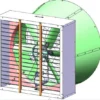 Steel Cone Exhaust Fan, ZYMK, 380V, Galvanized Steel
