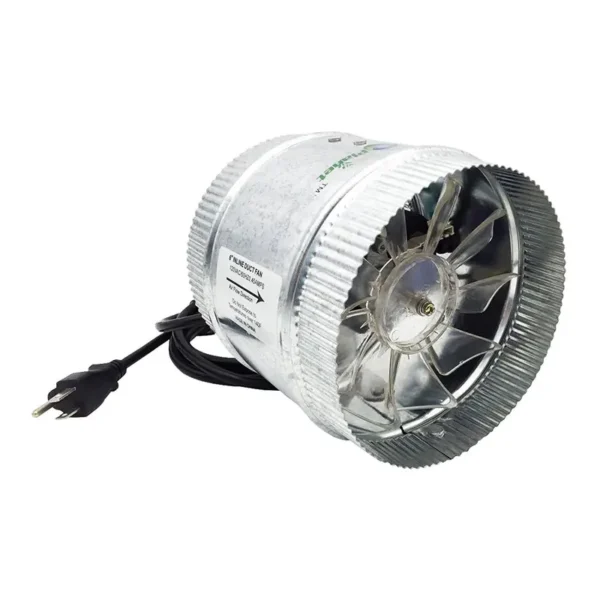 Steel Duct Boost Fan, 4", 6", 8", ETL - view 2