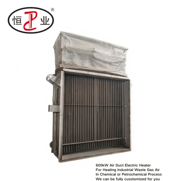 Steel Electric Duct Heater, 600, Stainless, 690V - view 2