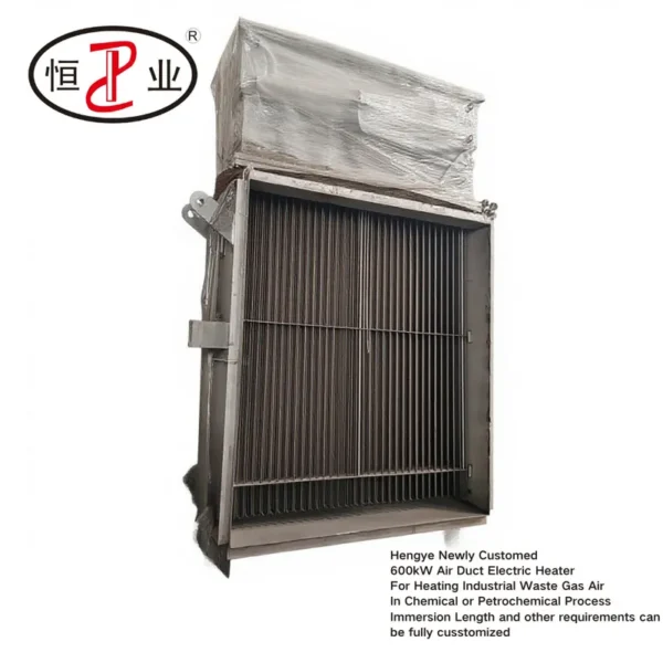 Steel Electric Duct Heater, 600, Stainless, 690V - view 3