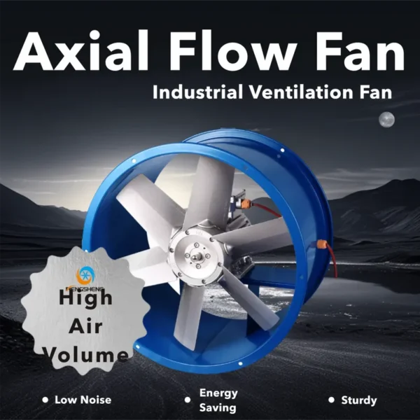 Steel Fan, 380V, 1000mm, Axial - view 2
