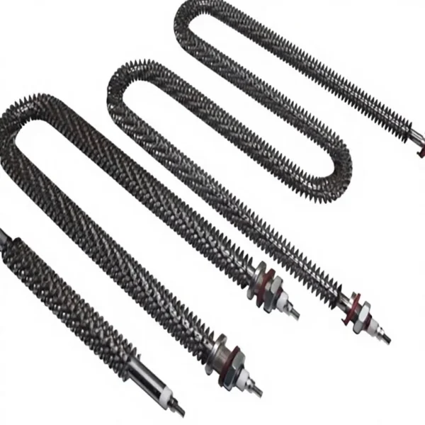 Steel Finned Tubular Heater, Stainless, 110 V - view 2