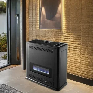 Steel Gas Space Heater, 12KW, Powder Coated Steel