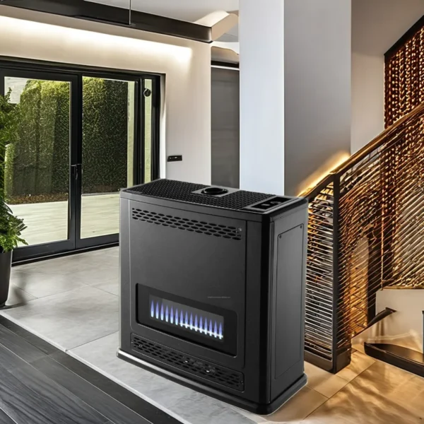 Steel Gas Space Heater, 12KW, Powder Coated Steel - view 2
