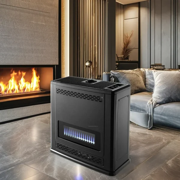 Steel Gas Space Heater, 12KW, Powder Coated Steel - view 4