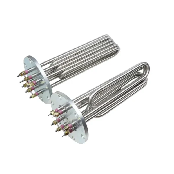 Steel Immersion Tubular Heater, 220V, 380V, Stainless, 8Kw