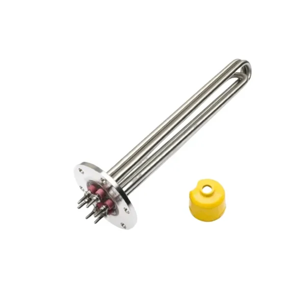 Steel Immersion Tubular Heater, 220V, 380V, Stainless, 8Kw - view 2