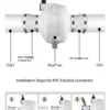 Steel Inline Booster Fan, 315mm, 220V, ERV - view 3