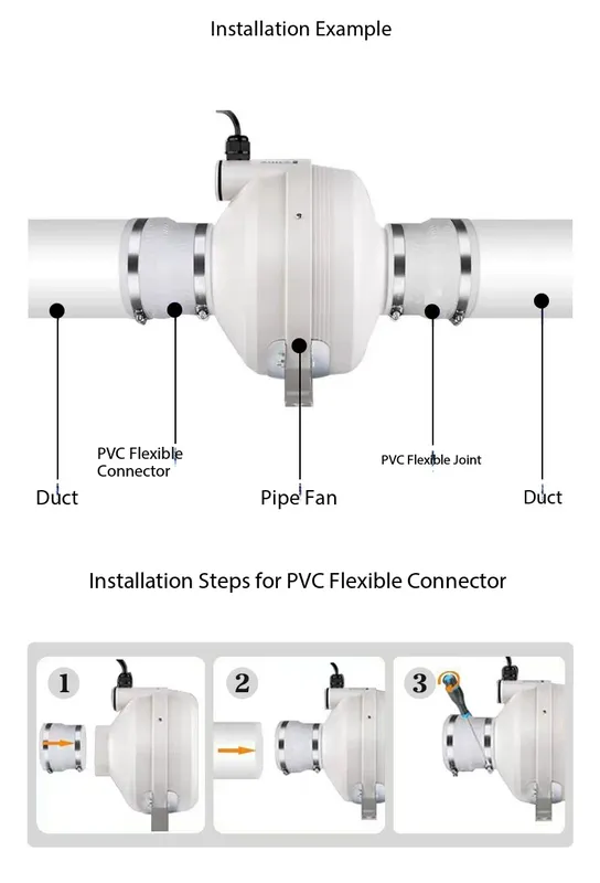 Steel Inline Booster Fan, 315mm, 220V, ERV - view 3