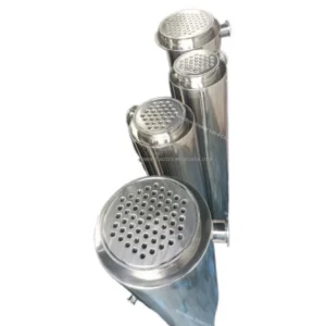 Steel Jacketed Heat Exchanger, Stainless, 4in, 6in