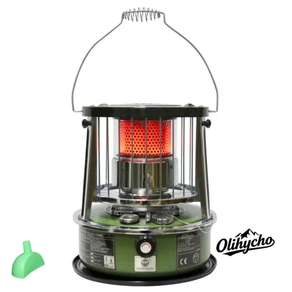 Steel Kerosene Heater, Portable, Stainless