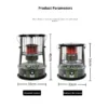 Steel Kerosene Heater, Portable, Stainless - view 2