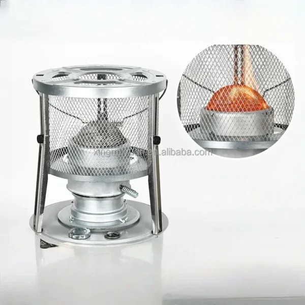 Steel Kerosene Heater, Portable, Stainless - view 5