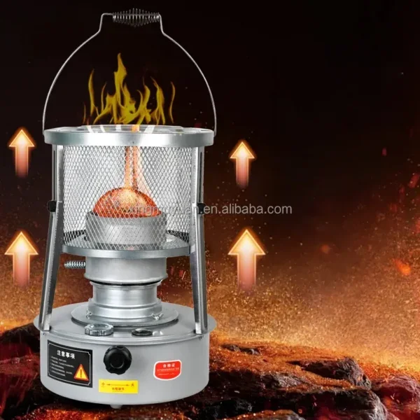 Steel Kerosene Heater, Portable, Stainless - view 6