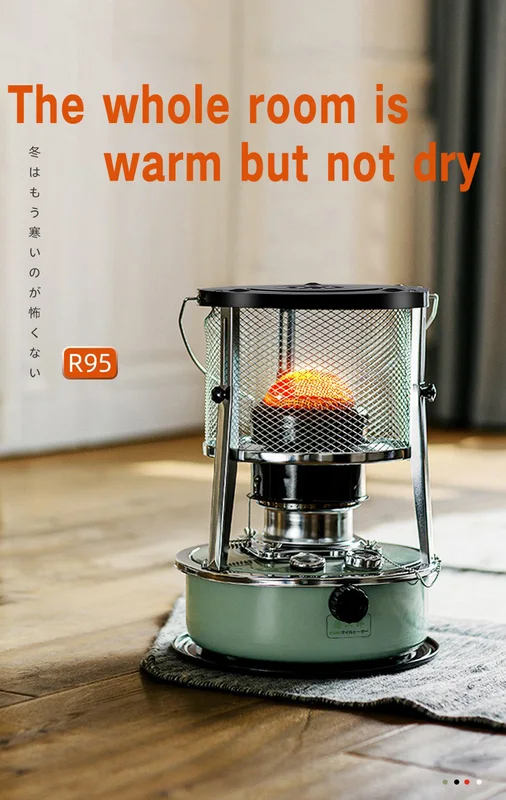 Steel Kerosene Heater, Portable, Stainless, 7800-8900kcal/hour - view 4