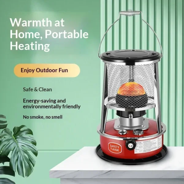 Steel Kerosene Heater, Stainless, H085-5KG, Portable - view 2