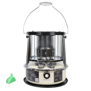 Steel Kerosene Heater, Stainless, Portable