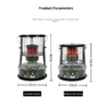 Steel Kerosene Heater, Stainless, Portable - view 2