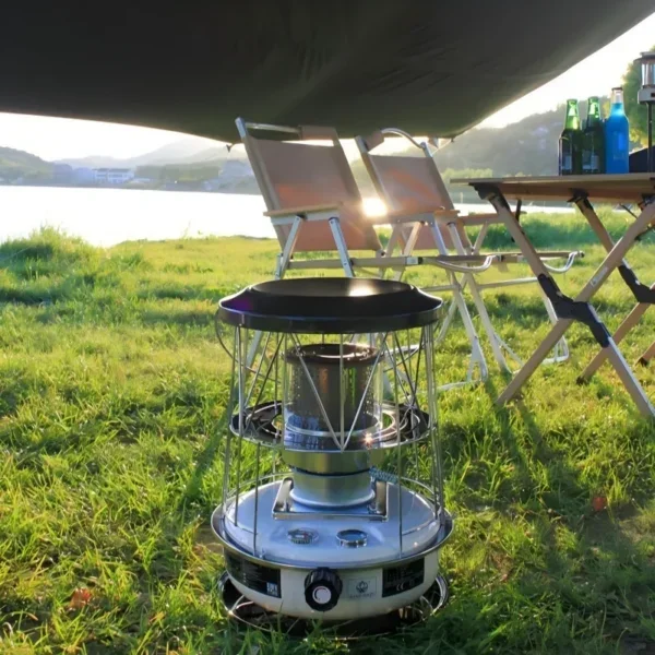 Steel Kerosene Stove, Portable, Stainless - view 6