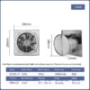 Steel Kitchen Exhaust Fan, Stainless, 1-Speed - view 5