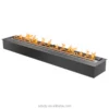 Steel Metal Ethanol Fireplace, Stainless Steel - view 2