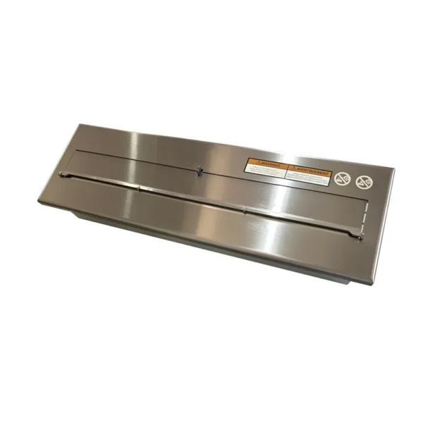 Steel Metal Ethanol Fireplace, Stainless Steel - view 4