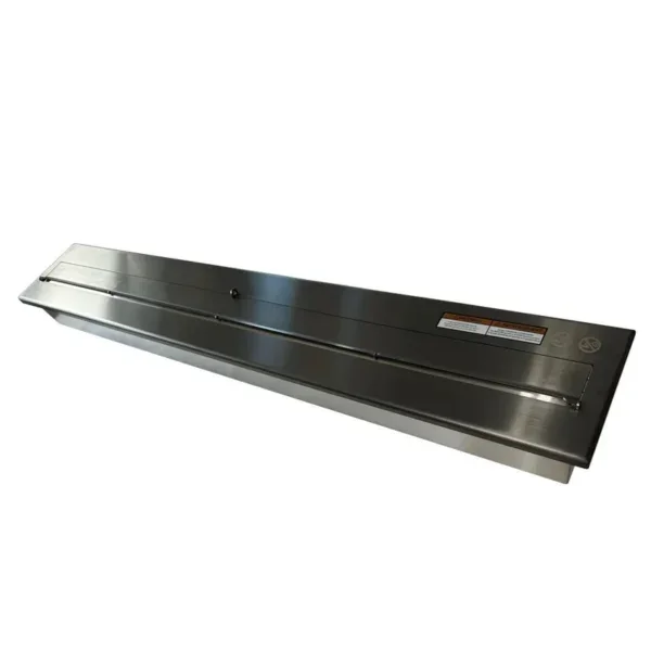 Steel Metal Ethanol Fireplace, Stainless Steel - view 6