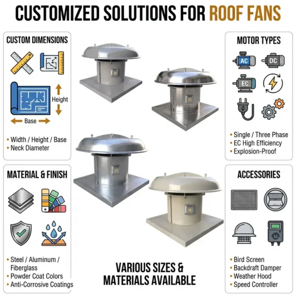 Steel Roof Exhaust Fan, DWT, 380V - view 10