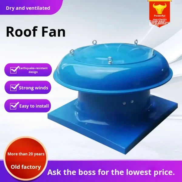 Steel Roof Exhaust Fan, DWT, 380V - view 14