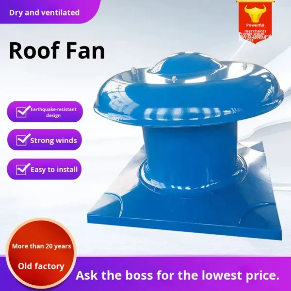 Steel Roof Exhaust Fan, DWT, 380V - view 15