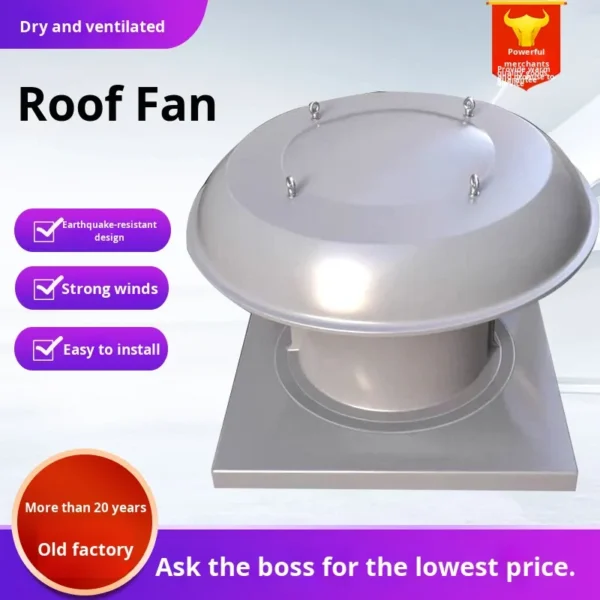 Steel Roof Exhaust Fan, DWT, 380V - view 16