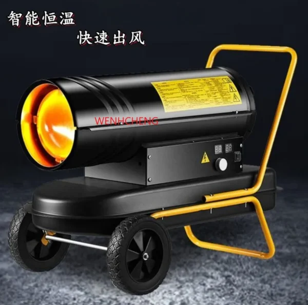 Steel Space Heater, Stainless, Portable - view 4