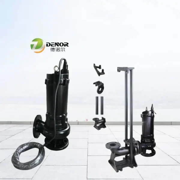 Steel Submersible Sewage Pump, Stainless, Centrifugal - view 2